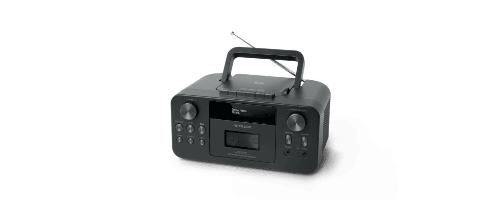 Muse Electronics Muse M-182DB - Draagbare Bluetooth, DAB+, CD en Cassette speler - Zwart
