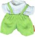 Miniland Pantalon avec bretelles et T-shirt 21cm