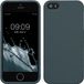 kwmobile telefoonhoesje geschikt voor Apple iPhone SE (1.Gen 2016) / iPhone 5 / iPhone 5S - Back cover in leisteen