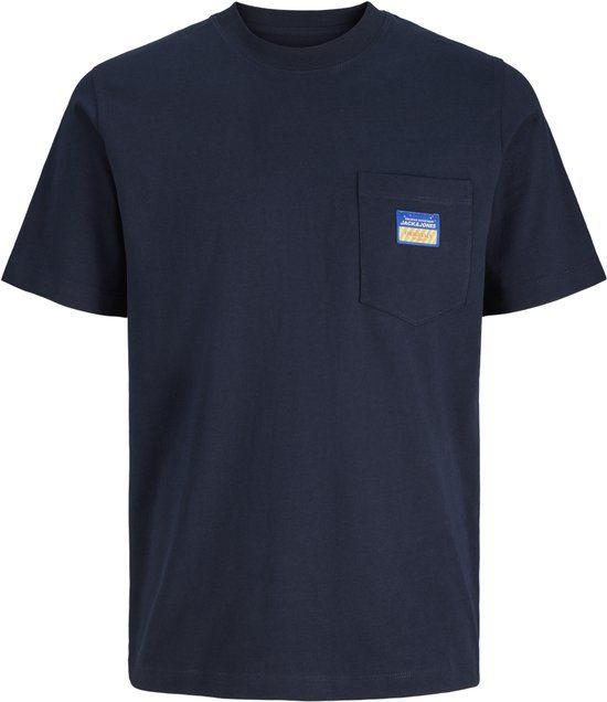 JACK&JONES JORPOCKY TEE SS CREW NECK FRSS26 Heren T-shirt L Katoen Navy Blazer