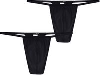 HOM G-String Plumes Zwart Heren