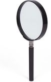 Benson Loupe - 10 cm - plastique - 21,5 x 10 x 1,5 cm - pour lecture de cartes et étude d'objets