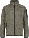 CMP Dikke gemêleerde fleece jas Heren 5XL Corda/antracite Polyester