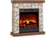 Klarstein Lienz cheminée électrique - 1800 W - radiateur à convection - brun