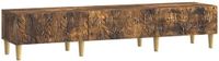 vidaXL TV Kast 147 x 34,5 x 30 cm Gerookt eiken Bewerkt hout