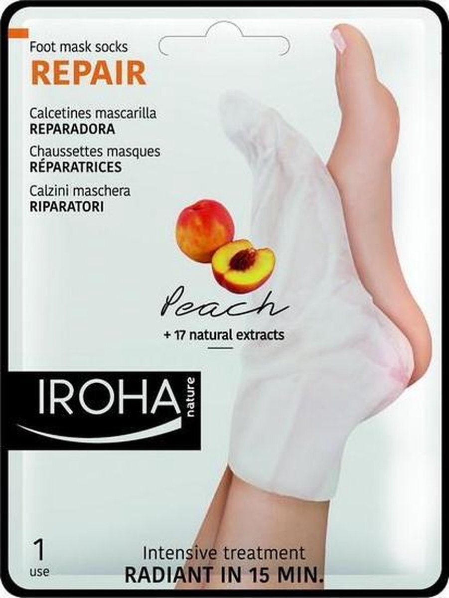 Iroha Peach Foot Mask Socks Repair