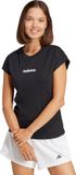 Adidas Sportswear Essentials Linear Katoenen T-Shirt - Dames - Zwart