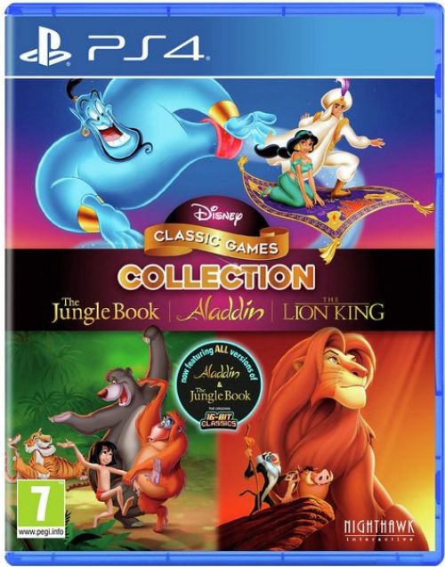 Nighthawk Disney Classic Games: The Jungle Book, Aladdin and The Lion King - PlayStation 4