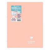 Clairefontaine Koverbook Blush Koraal Notitieboek - Softcover, Genaaid Gebonden, 48 Pagina's