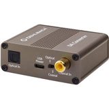OEHLBACH DA Converter - digitaal/analoge audioconverter - coaxiaal/optisch, R-L/jack - Cirrus Logic Chip, Metallic Bruin