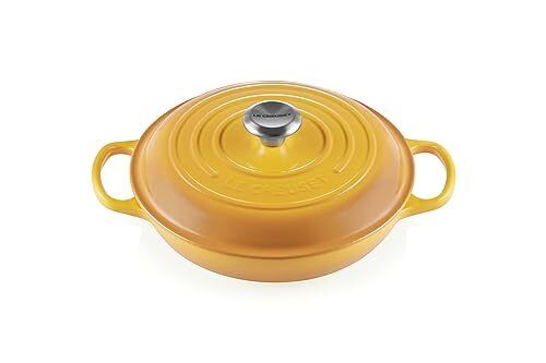 LE CREUSET Le Creuset Signature Gietijzeren Gourmet-Profit-Pan, Ø 26 Cm, Geschikt Voor Alle Warmtebronnen, Nectar, 21180266724430