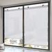 Sans marque 2-pack store occultant - 40x125 cm - Argent