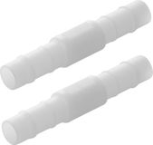 ProPlus Rechte slangtule - Ø 8 mm - Temperatuurbestendig - Set van 2 stuks
