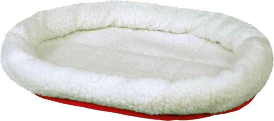Flexi Trixie Kattenmand Ovaal Sheepskin - Wit - 47 cm