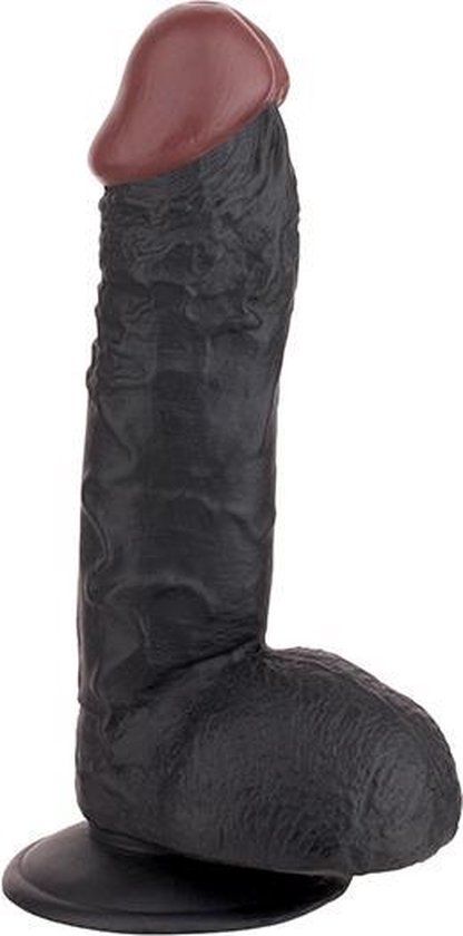 Merkloos / Sans marque BigStuff 7.5" Black Vibrator - Black - 19cm - Penetratie