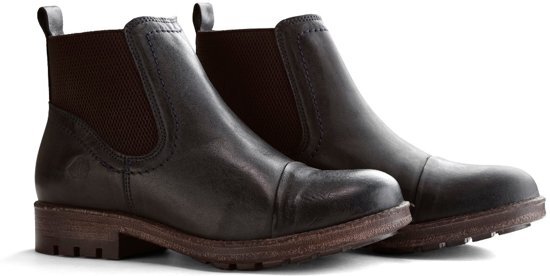 NoGRZ J.Webb - Dames enkellaars - Winter Chelsea boots - Wol gevoerd - Zwart