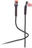 S-Conn FTP CAT6A 10 Flexline Gigabit Netwerkkabel - CU - Buigbare connector - 0,5 meter - Zwart
