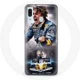 Maniacase Hoesje voor Samsung Galaxy A20 Formule 1 Fernando Alonso F1 Driver