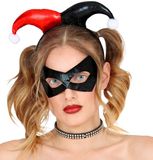 Widmann Srl Harelekijn masker met diadeem