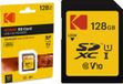 KODAK 128GB SD PREMIUM PERFORMANCE Class 10 UHS-I U1 V10