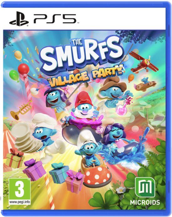 Microïds The Smurfs Village Party PS5 Game - Standard edition - Blu-ray - PlayStation 5 - Action - 3+
