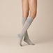 Kunert Soft Wool Cotton Dames Kniekousen - Lichtgrijs - Maat 39-42