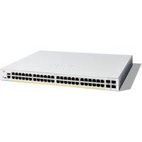 Cisco Catalyst 1300-48FP-4X - Switch - L3 - Beheerd - 48 x 10/100/1000 (PoE+) + 4 x 10 Gigabit SFP+ - rack-uitvoering - PoE+ (740 W)