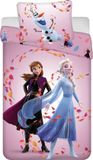 Disney Frozen Dekbedovertrek, Magical Time - 140 x 200 + 60 x 80 cm - Katoen