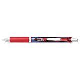 Pentel EnerGel Gel rollerball met drukmechanisme en naaldpunt, 1 stuk, 0,5 mm bal rood