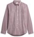 Tommy Hilfiger Heren Lange Mouwen Shirt Katoen S Wijnrood/Wit