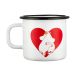 Muurla Mug Emaille 37 cl Hart