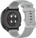 Strap-it bracelet en silicone 20mm - gris - adapté pour Samsung Galaxy Watch / Polar Ignite