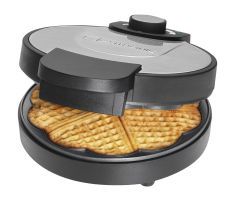 Clatronic WA 3492 - Wafelijzer - Hartvormig - 1000W - Zwart/Grijs