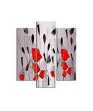 Homemania Wandafbeelding, 3 stuks, natuur, voor woonkamer, slaapkamer, meerkleurig, 57 x 0,3 x 60 cm, HM203MDF215, MDF