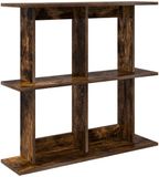 vidaXL Wandplank Muurmontage Gerookt eiken 100 x 20 x 75 cm