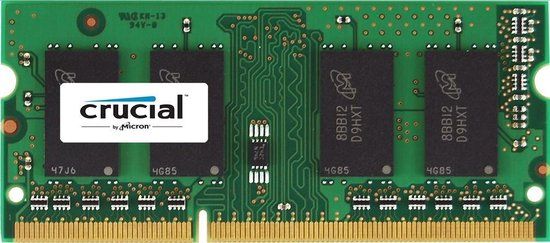 Crucial PC3-12800 4GB geheugenmodule DDR3 1600 MHz