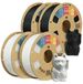PLA Filament Mat 1.75 mm 4 kg Bobine pour Imprimantes 3D (Noir et Blanc)