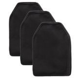 Secret de Gourmet 5Five Wijnfles koeler/koelelement hoes - Set van 3x stuks - zwart - 22 cm - Flessenkoeler - Wijnkoeler