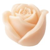 Cereria Di Giorgio - Kaars in de vorm van een rozenknop - kleur poeder - diameter 8 cm hoogte 8 cm - cadeauzakje - handwerk