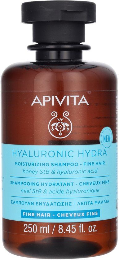 Apivita Hyaluronic Hydra Moisture Shampoo Fijn Haar 250 Ml