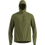 Odlo Zeroweight Dual Dry PK Waterproof Hardloopjas Heren-groen, Maat S