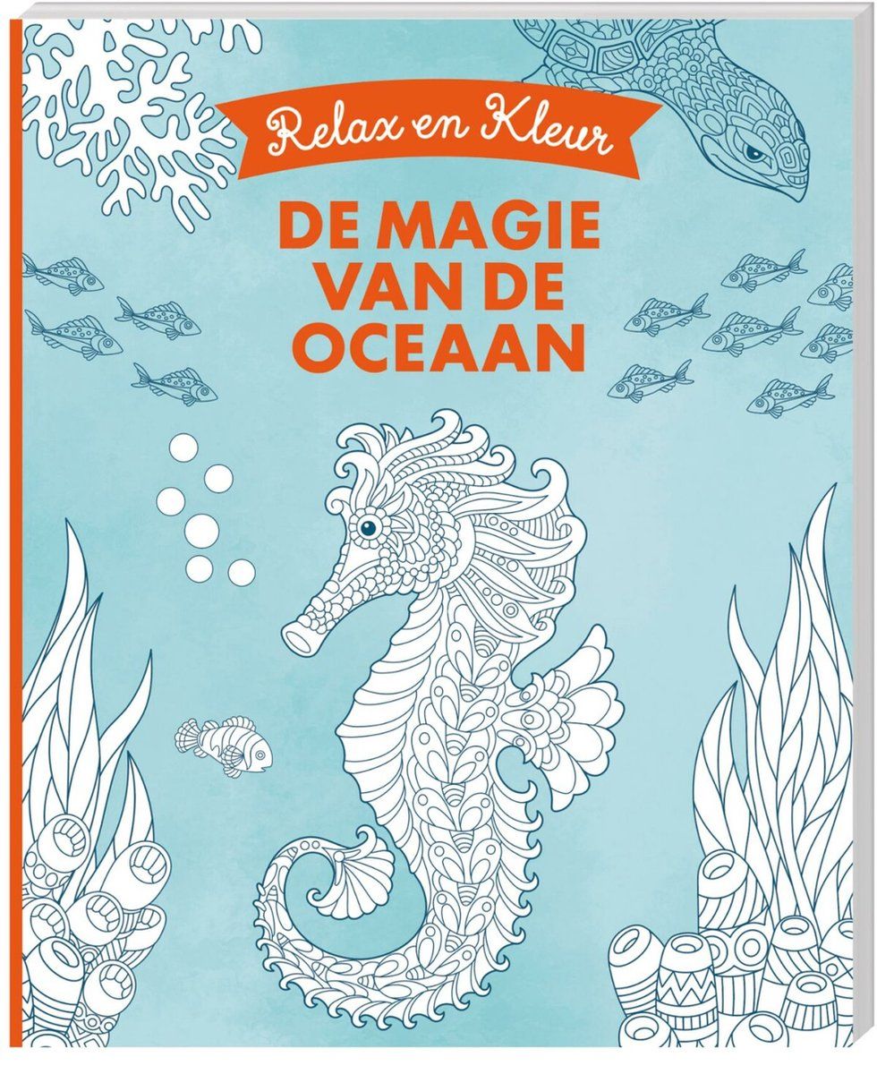 Interstat Kleurboeken Relax en Kleur - De magie van de oceaan - 9789464324679