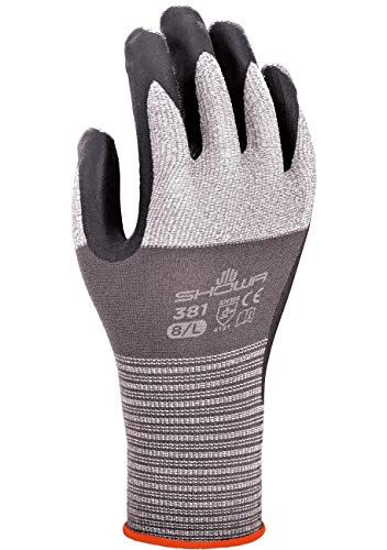 Showa 381 - Handschoenen - Grijs/Zwart - Maat XXL