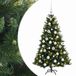 vidaXL Kunstkerstboom met kerstbal 120 cm 150 LED's Warmwit