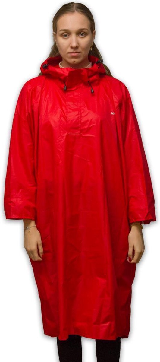 Lowland Outdoor Unisex-Adult, L471 Wandelponcho, Rood, Medium