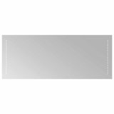 vidaXL Miroir de salle de bain LED transparent 100 x 40 cm verre trempé