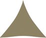 vidaXL Zonnescherm driehoekig 4,5x4,5x4,5 m oxford stof beige