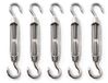 RVS Set van 5 Spanners M6 pour corde