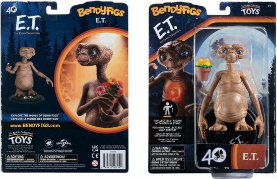 Bendyfigs E.T. the Extra-Terrestrial - Action Figure - The Noble Collection