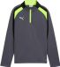 Puma Individualliga 1/4 Zip Top Kinderen Grijs Polyester